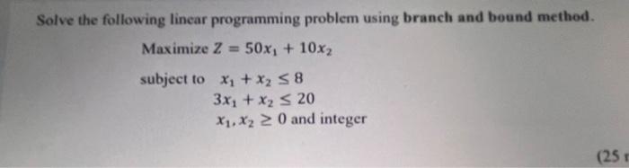 please give the answer within 10 minute Solve the
