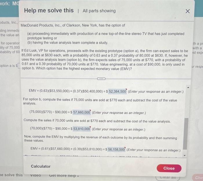 MacDonald Products, Inc., of Clarkson, New York,
