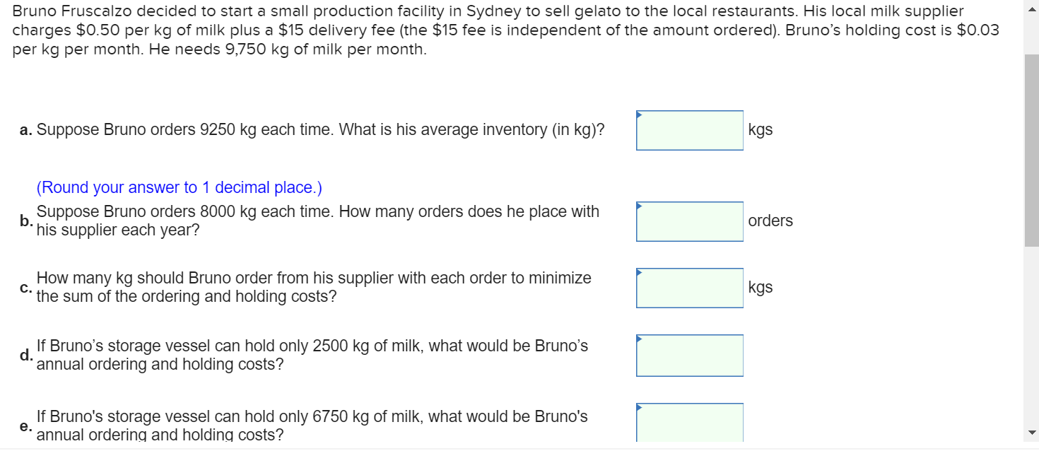 Bruno Fruscalzo decided to start a small