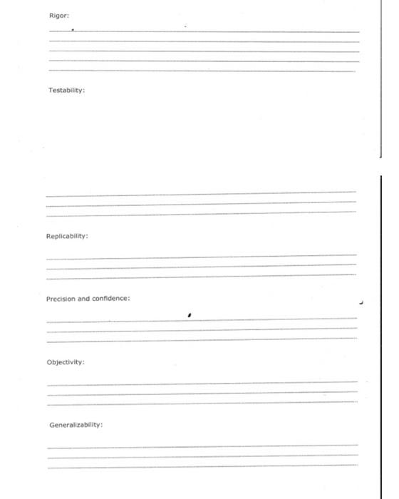 Example: The Hallmarks of Scientific Research