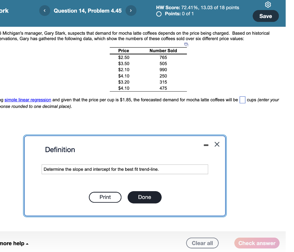 Answer plz a) The forecast for weeks 2 through 10