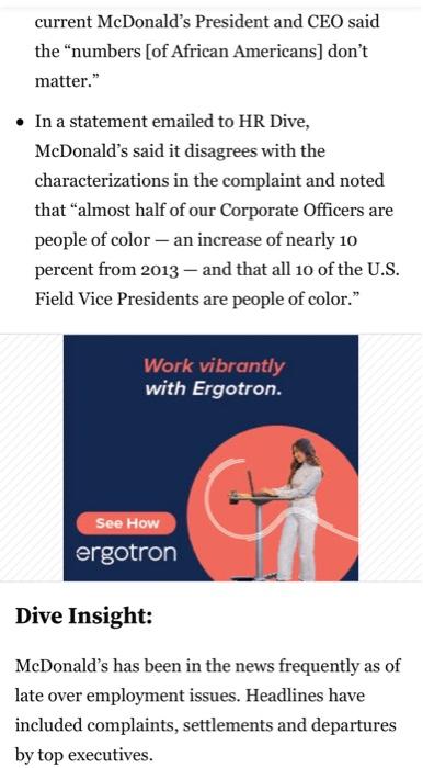 McDonald's have sued the fast-food giant,