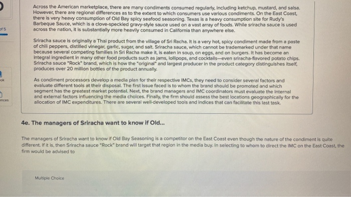 the one selected is wrong 55 Across the American