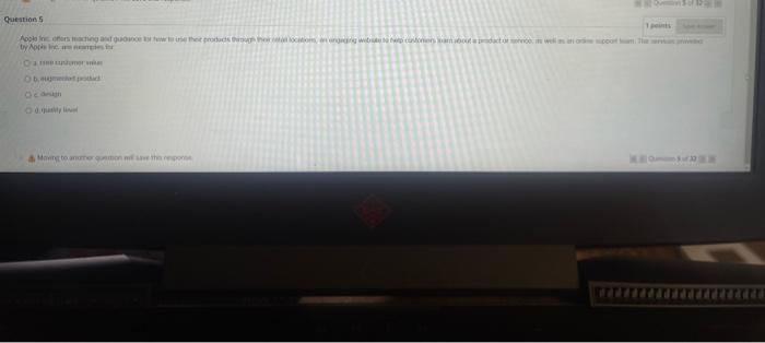 Question 5 1 points Apple Inc offers teaching and