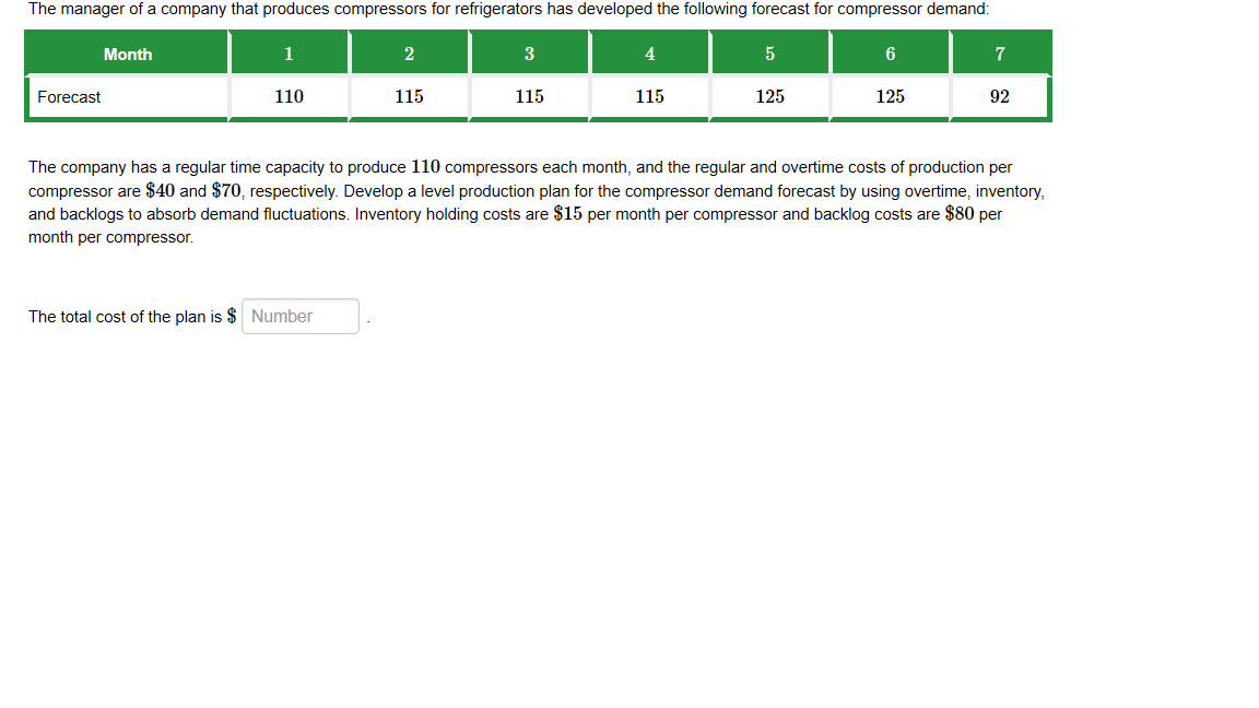 The manager of a company that produces