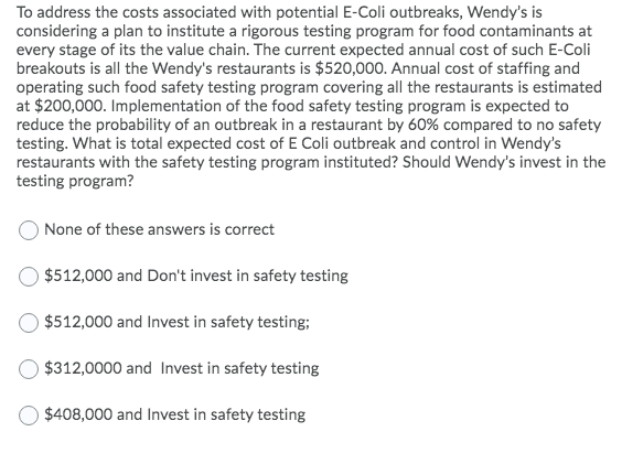 To address the costs associated with potential