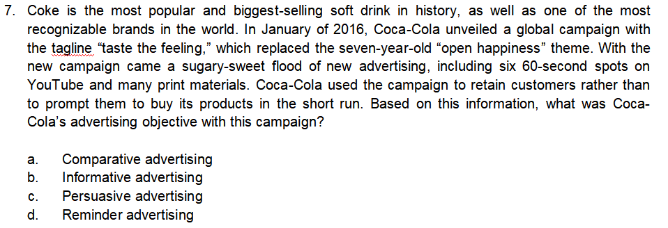 7. Coke is the most popular and biggest-selling