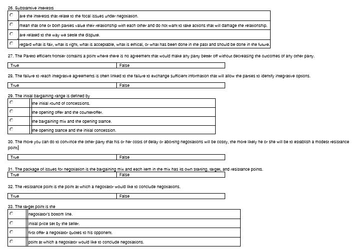26. Substantive interests Jare the interests that