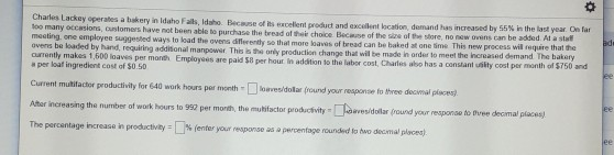 Charles Lackey operates a bakery in Idaho Faidah