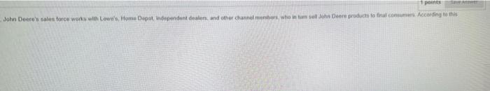 John Deere does very little promoting of its lawn