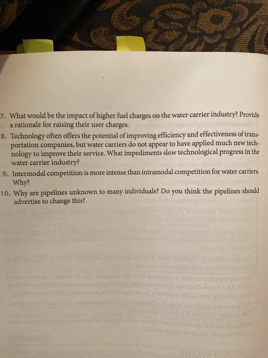 7. What would be the impact of higher fuel
