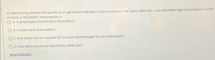 in determining whether the parties to an