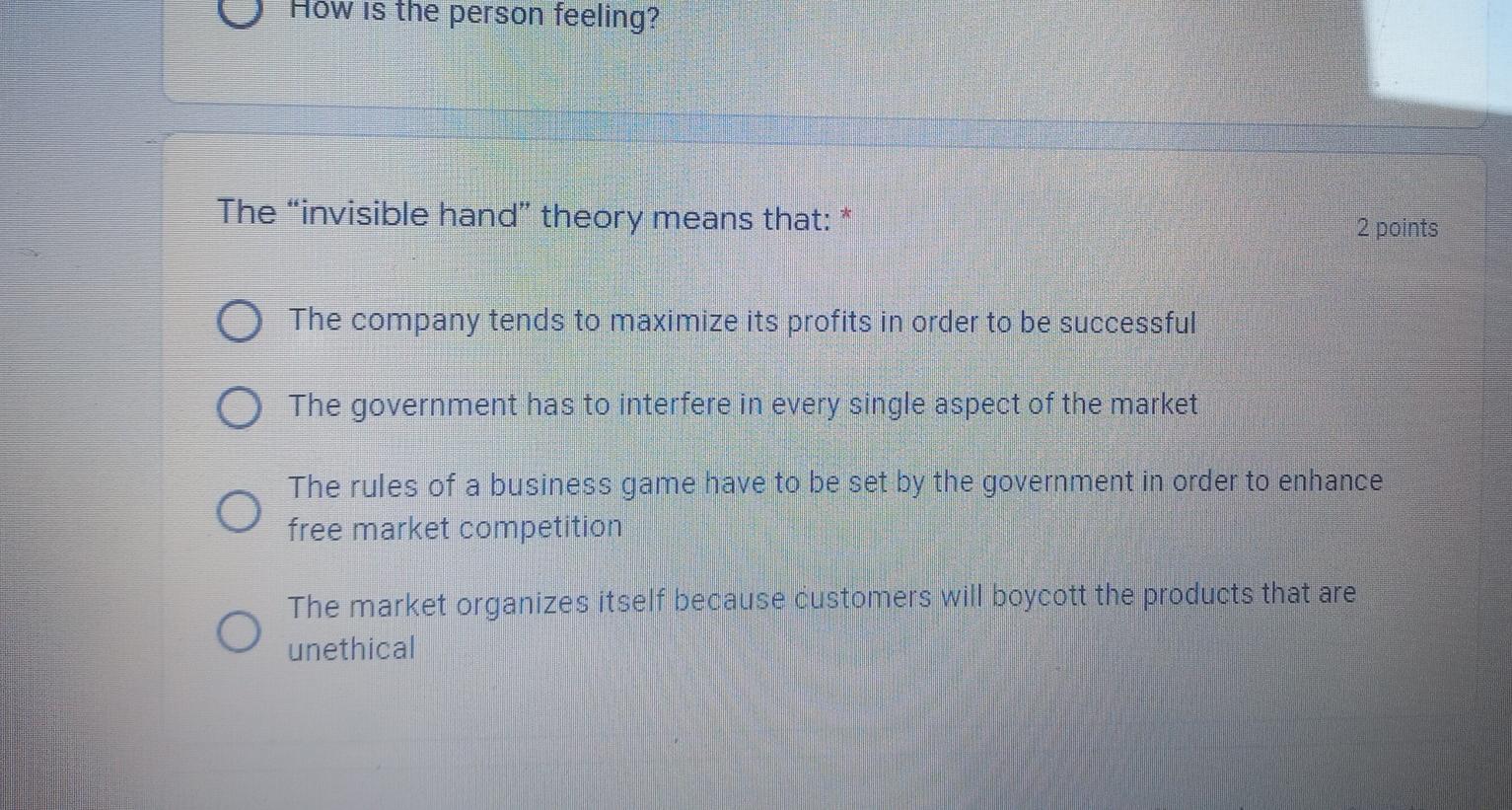 2 points A person who offers a bribe to secure a