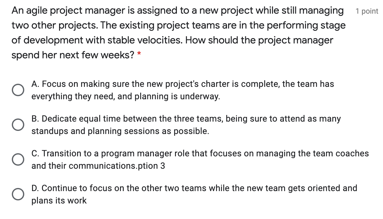 Which of the following would be most important to