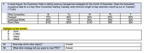 3 In early August, the Downtown Hotel is setting