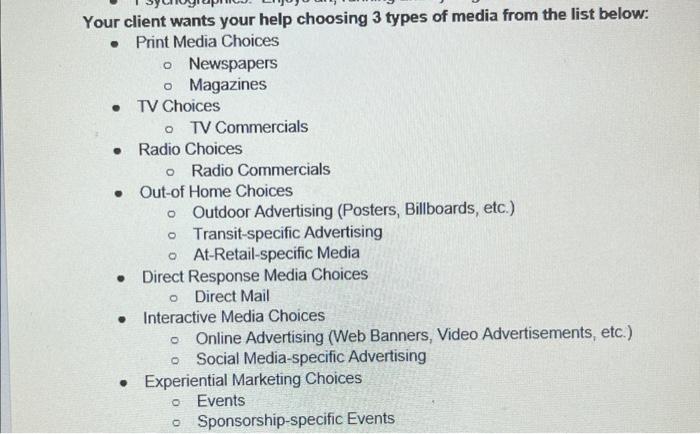 working as a media plan incharge product case :