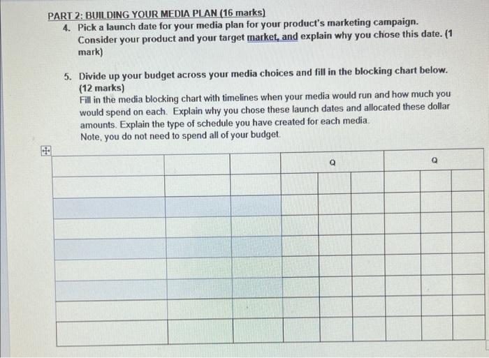 working as a media plan incharge product case :
