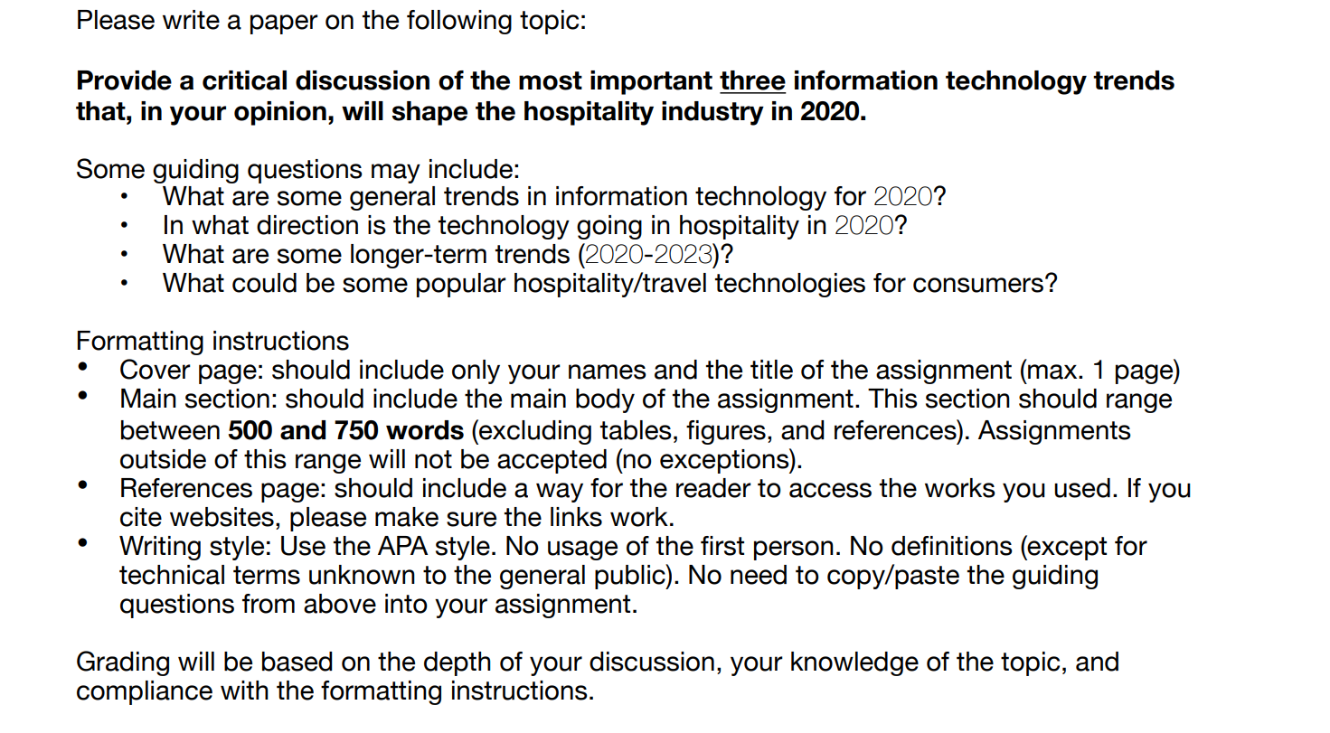 Need help picking out the three good topics that