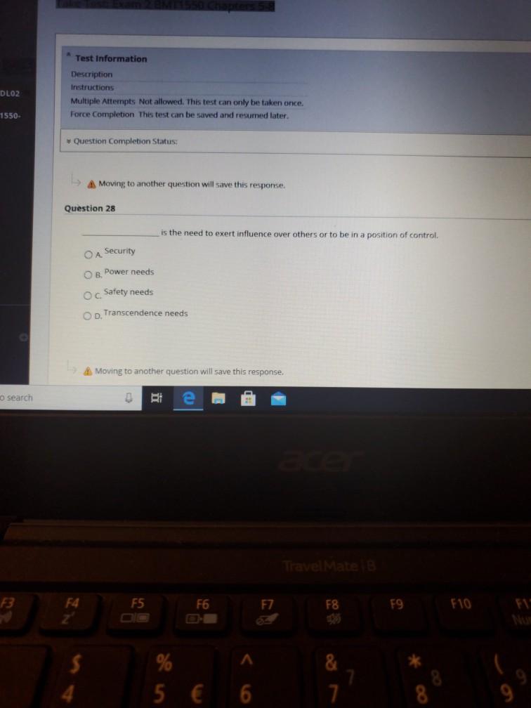 Test Information DLO2 Description Instructions