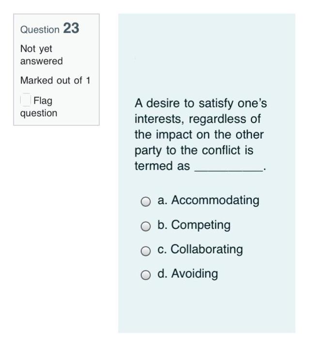 JUST NEED OPTION no need explain NO need for