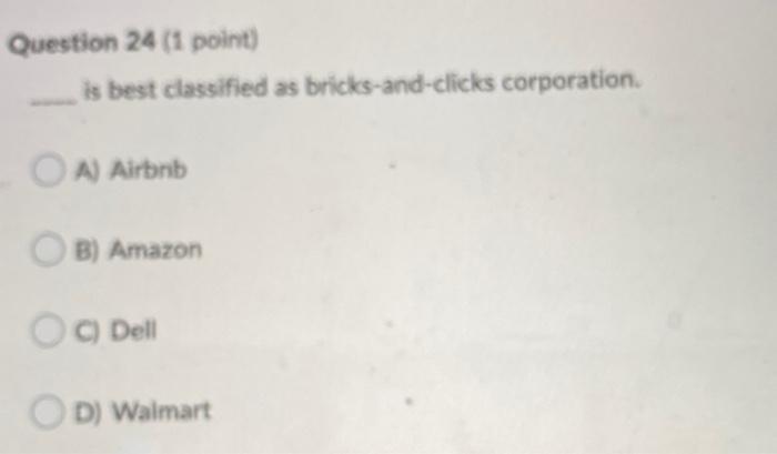 Question 21 (1 point) involves correcting or