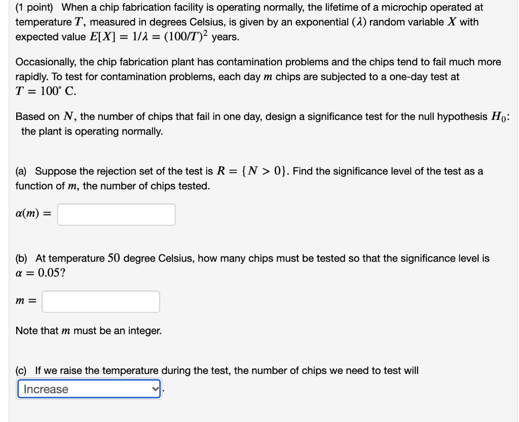 (1 point) When a chip fabrication facility is