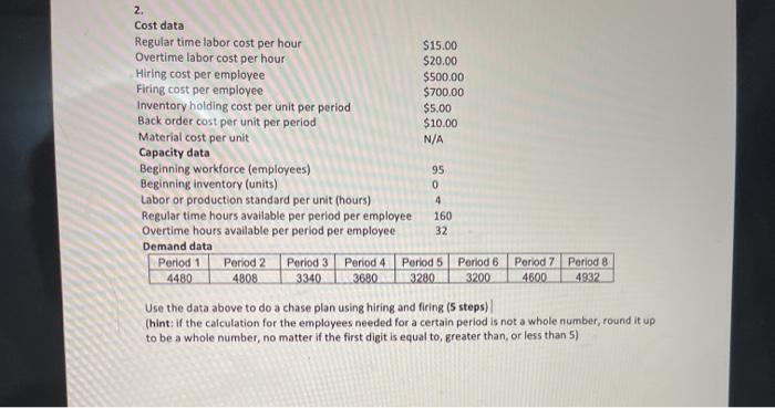 make a chase plan. I do not have any more