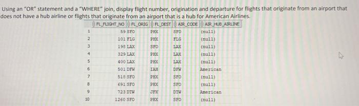 Using an "OR" statement and a "WHERE" join,