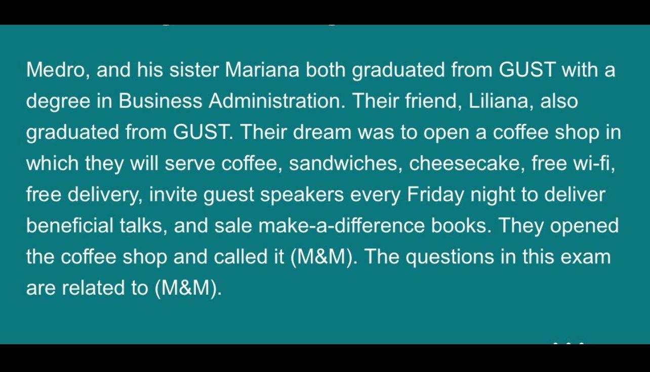 NOTE: I NEED A SOLUTION FOR ALL THE PARTS. PLUS I