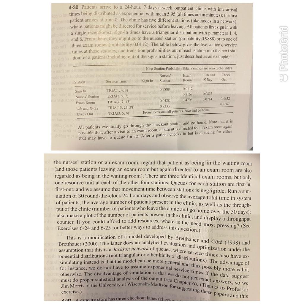 please answer the simulation mode 4-30 Patients