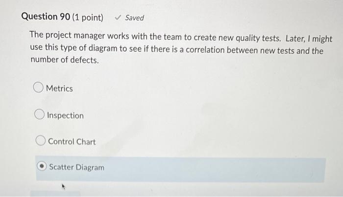 The project manager works with the team to create