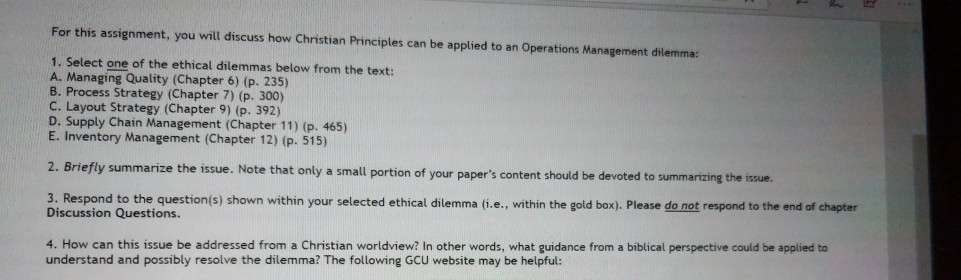 The ethical dilemma chosen is C. layout strategy