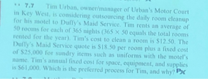 Time's cost to clean a room is $13.50 . not