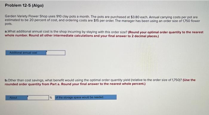 Garden Variety Flower Shop uses 910 clay pots a