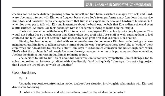 Just answer the 1Question no 1. CASE: ENGAGING IN