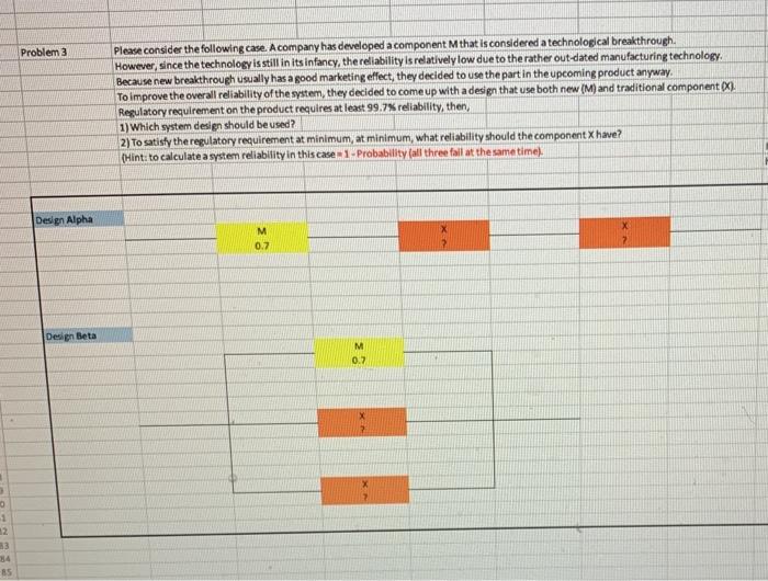 Problem 3 Please consider the following case.