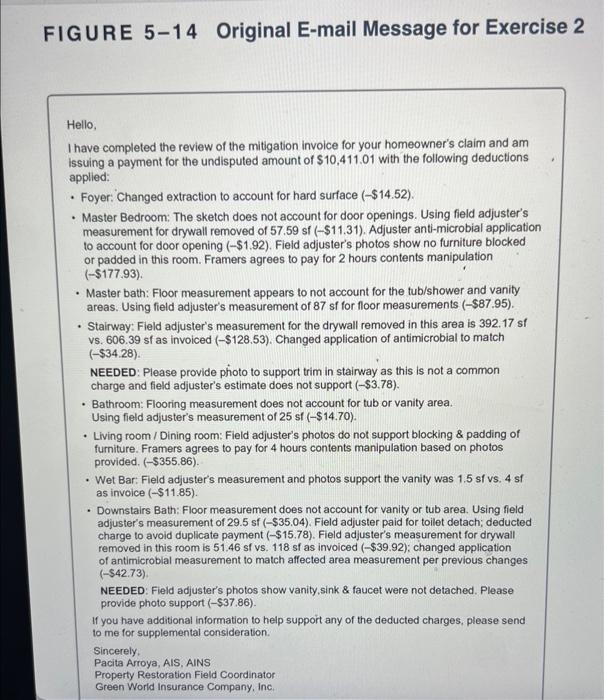 Pacita Arroyo is a claims adjuster for Green