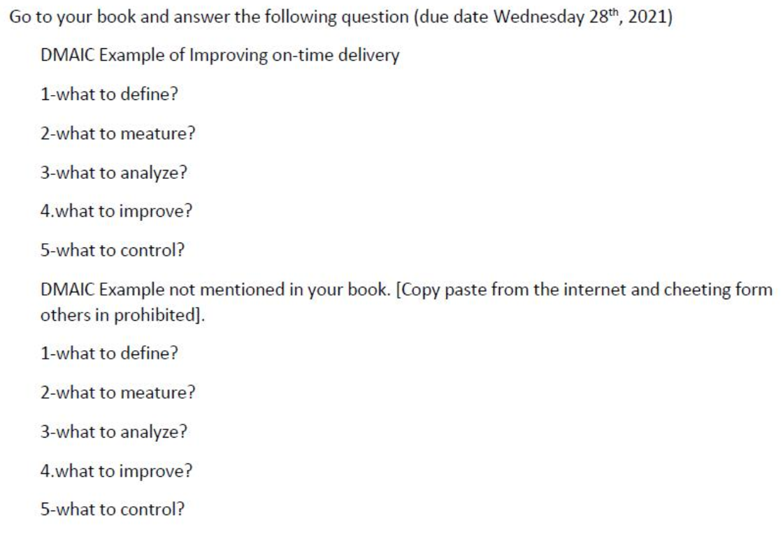 Go to your book and answer the following question