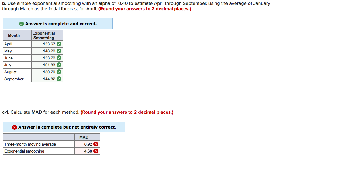 Only re-do C Here are the actual tabulated