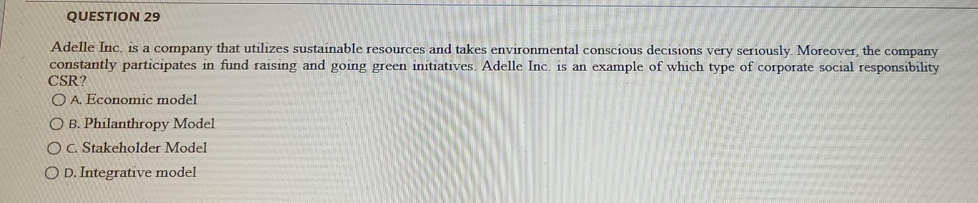 QUESTION 27 Mariam is describing the workplace of