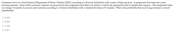 Customers arrive at a local branch of Department