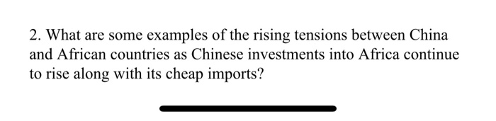 Case 3.1. Chinese are moving to Africa to make