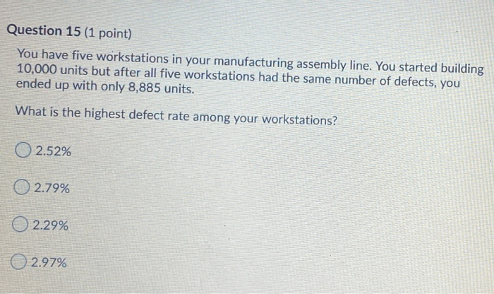 Lu 24 Question 18 (1 point) You sample 29