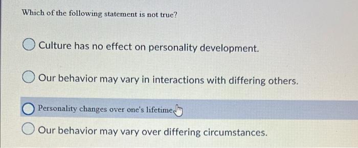 Which of the following statement is not true?