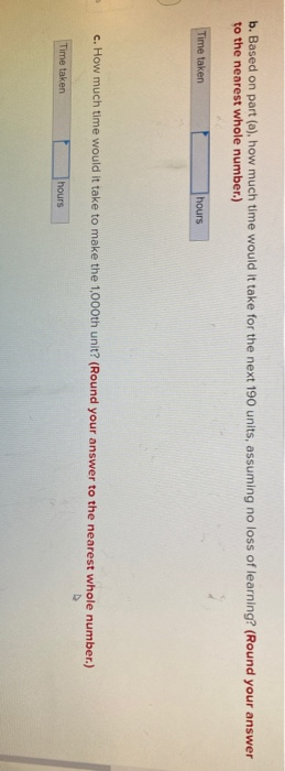 You've just completed a pilot run of 10 units of