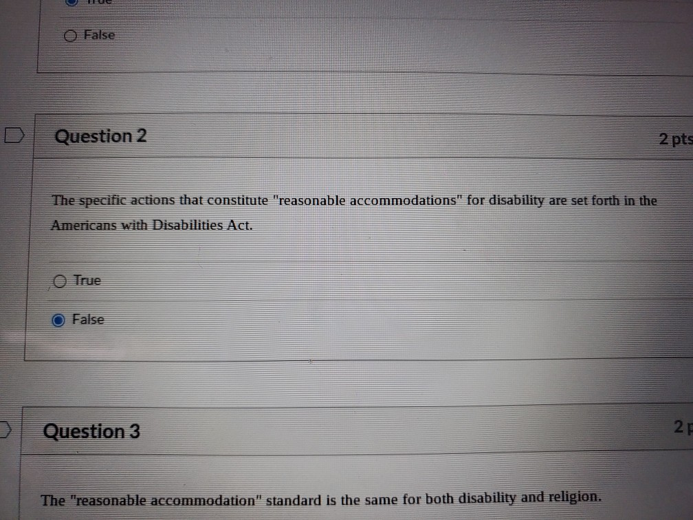 That's specific actions that constitute