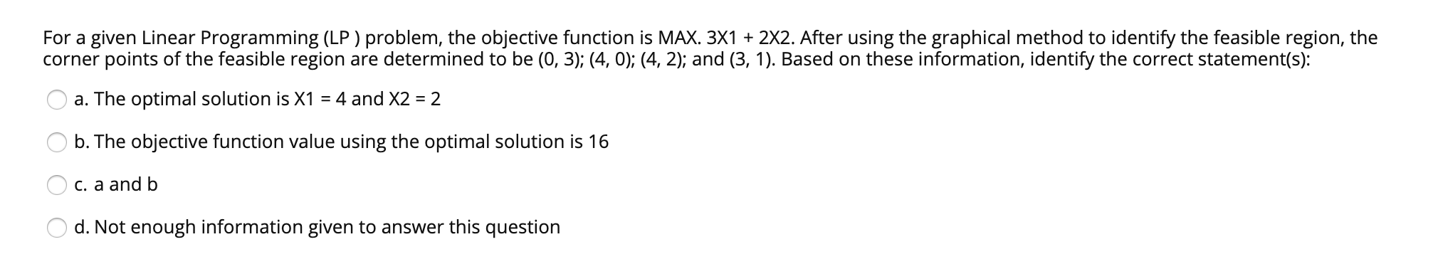 need help with this one For a given Linear