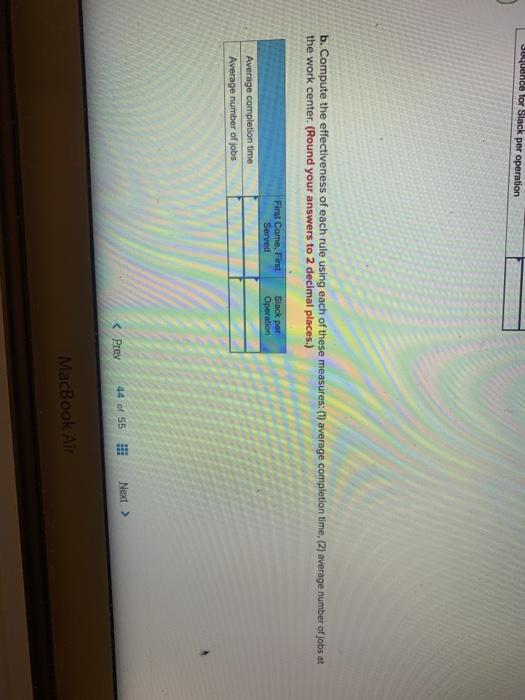 Help The following table shows orders to be