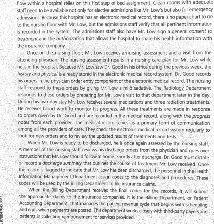 So this is the case study and I need to fill in a