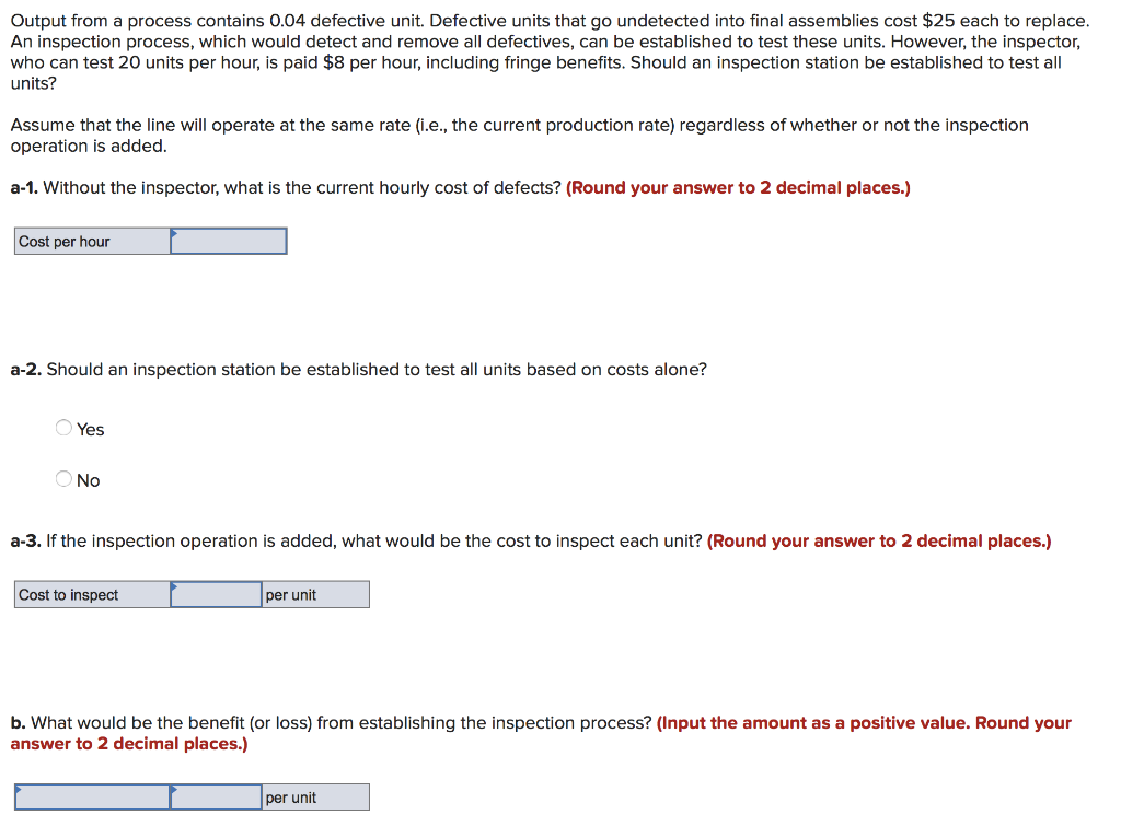 Output from a process contains 0.04 defective